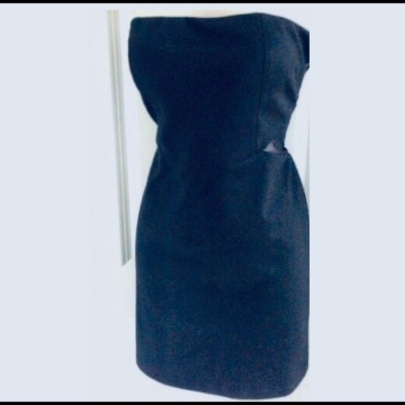 Forever 21 Black Mesh Cutout Bodycon Little Black Dress - Picture 6 of 6